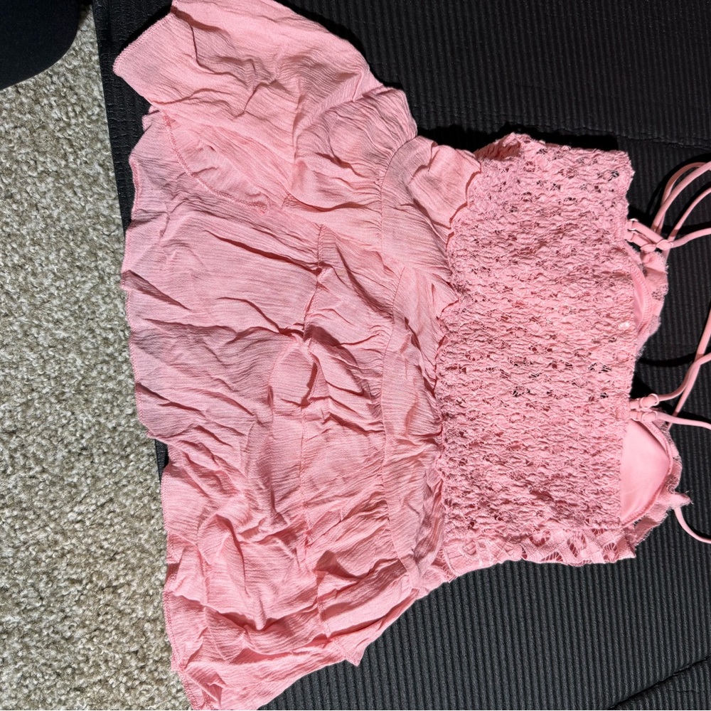 Zenana Outfitters Blush Smocked Top